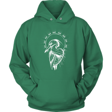Helios Heron - Hoodie - White Design