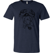 The Glutton - T-Shirt - Black Design