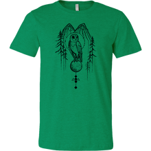 Mountain Owl - T-Shirt - Black Design