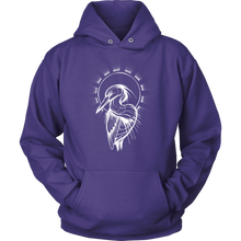 Helios Heron - Hoodie - White Design