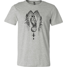Mountain Owl - T-Shirt - Black Design