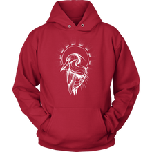 Helios Heron - Hoodie - White Design